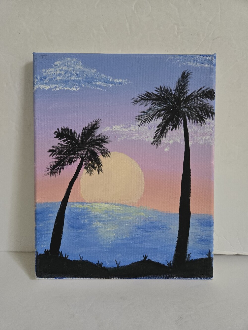 Sunset Beach Canvas Painting Wall Decor Beach House